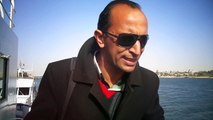 هانى عبد الرحمن مؤسس  موقع قناة السويس الجديدة يسجل ويرصد العمل بمواقع الحفر يناير2015