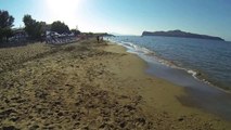 #ParavionLIVE. Plaja Hotel Galini Seaview, Chania. Creta, Grecia.