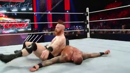 video Randy Orton vs Sheamus Raw