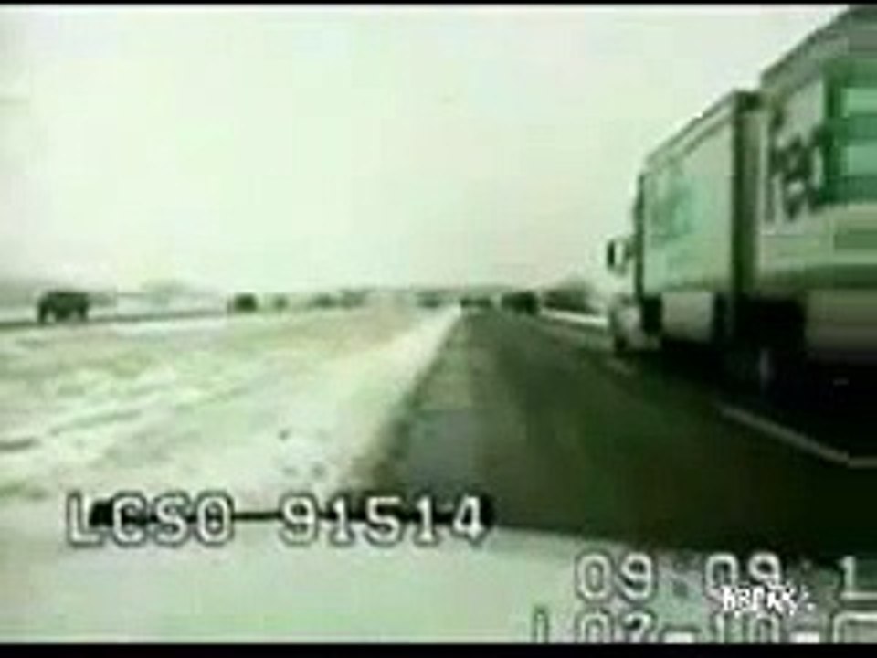 Icy Highway Accident