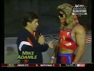 Malibu talks about his Injury (American Gladiators).flv