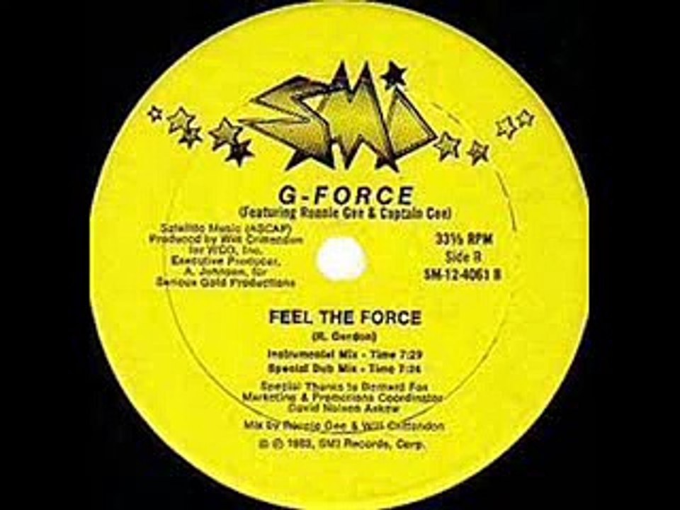 G - Force - Feel The Force(Instrumental Mix) 1983