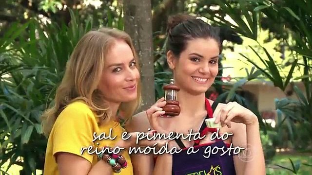 ESTRELAS DA TV 08-09-2015 ANGELICA E CAMILA QUEIROZ