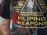 Traditional Filipino Weapons Straight Kris Sword Cutting