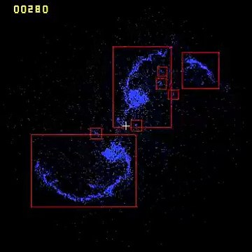 Colisión entre galaxias