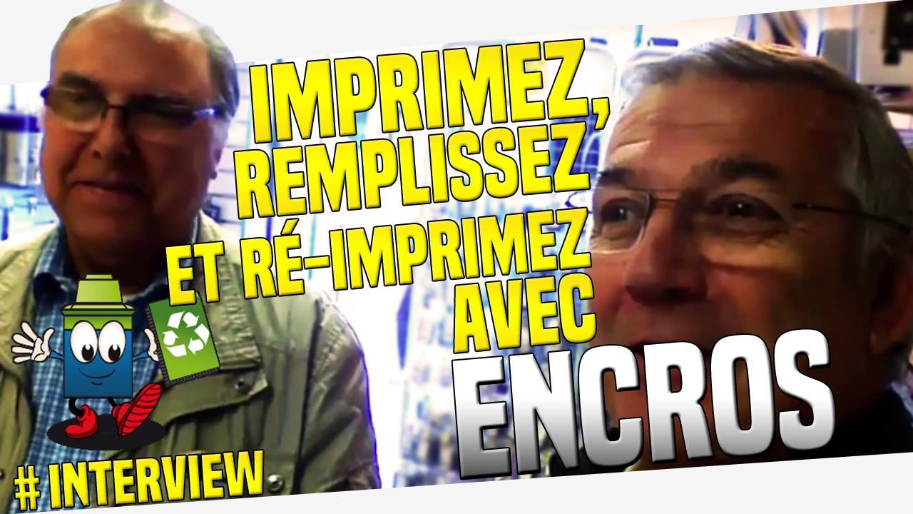 Commentaire client : parrainage et cartouches rechargeables chez Encros