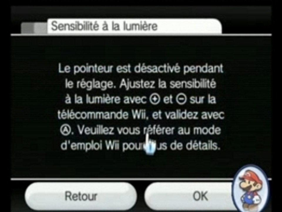 Parametre de la wii