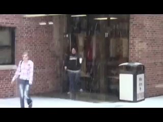 Funny. Kid Running. Other Kid Evil Smile