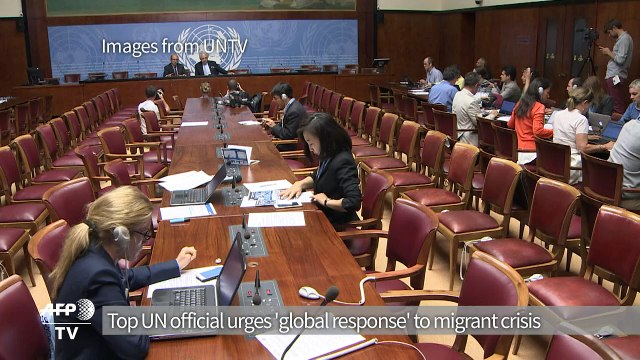 Top UN official urges 'global response' to migration crisis