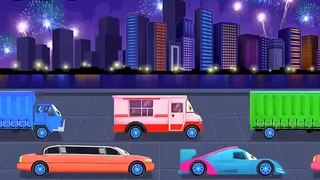 LONG limousine at the car wash  Car wash for kids  Cartoon about CAR WASH  CAR WASH cartoon