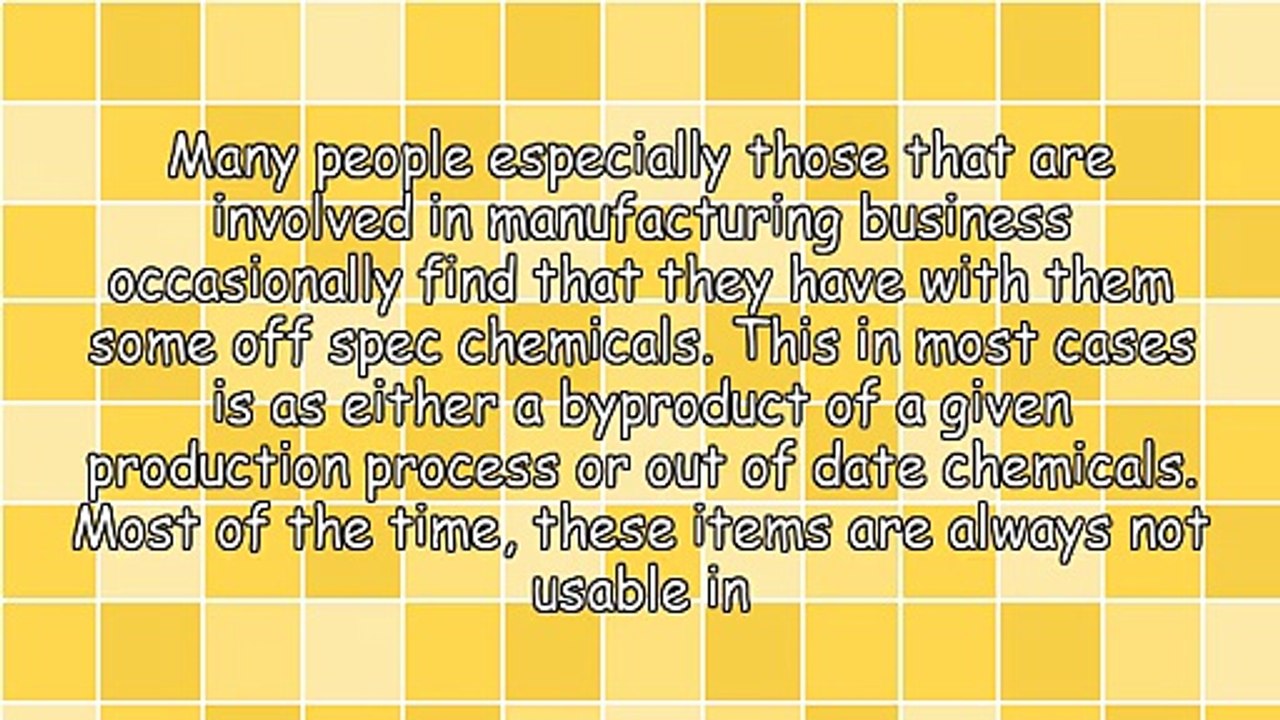 Proper Ways Of Disposing Off Spec Chemicals