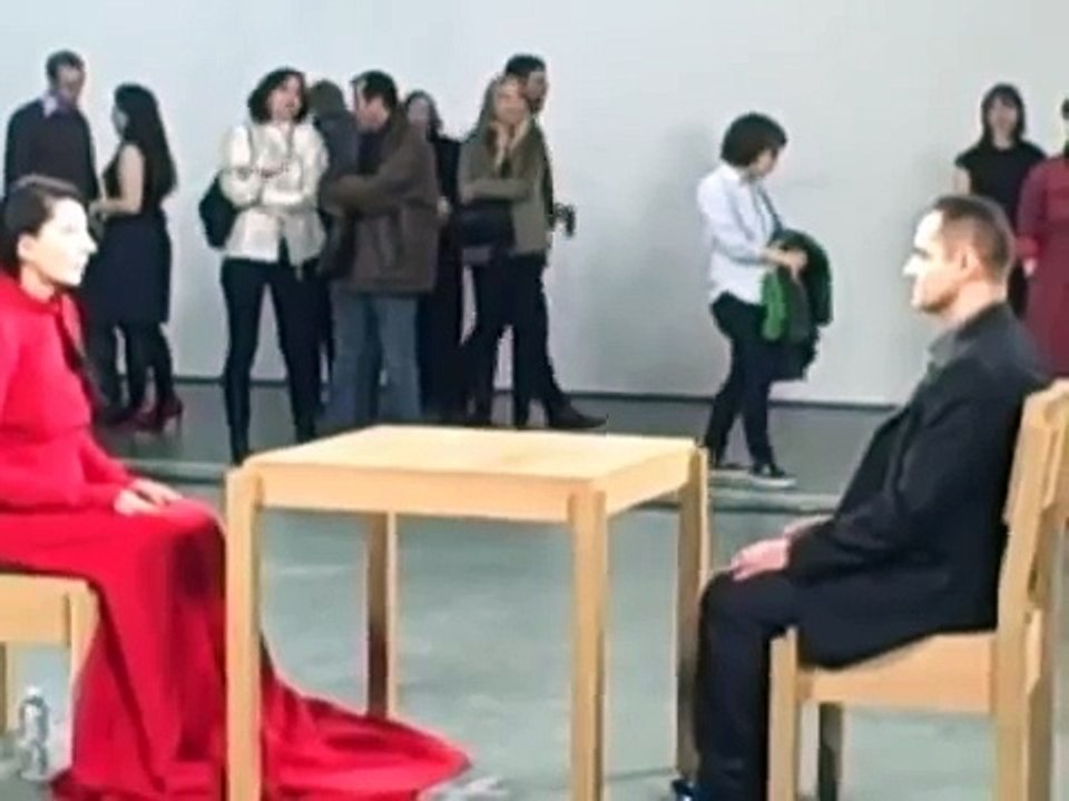 "The artist is present" MARINA ABRAMOVIC