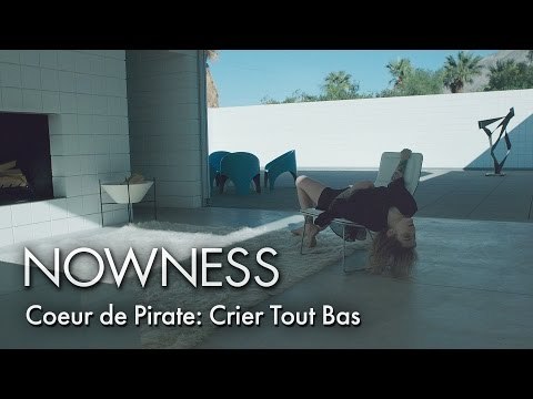 French singer Coeur de Pirate, aka Béatrice Martin, explores snowy California in “Crier Tout Bas”