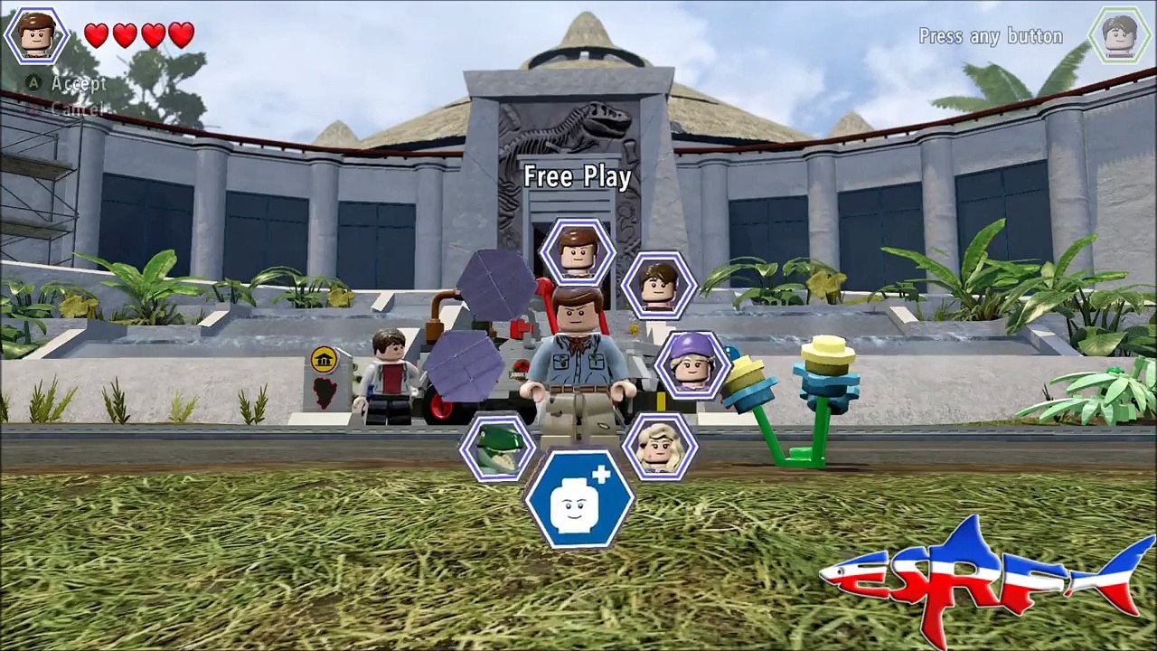 LEGO jurassic World MR DNA Unlocked Gameplay video Dailymotion