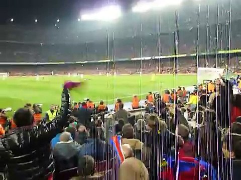 F.C BARCELONA REAL MADRID 2 -2 GOL DE DANI ALVES; FALTA A MESSI CAMP NOU 25-01-2012