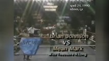 1990-04-24 NWA World Championship Wrestling - Mean Mark Callous (Undertaker) VS Brian Johnson