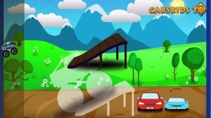 MONSTER TRUCK DESTROYER CARS  Jumps Crashes  PUZZLE