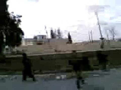 Kurds firing at yezidi kurds