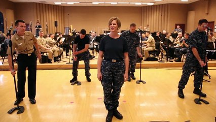 Navy Band Rehearses Navy Birthday Concert