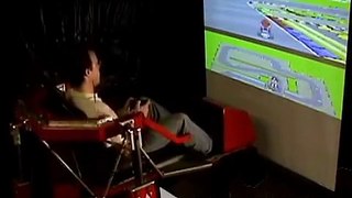 SNES Super Mario Kart on the Force Dynamics 301