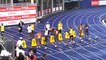 Usain Bolt running 100 metres in Toronto, Canada..  {Thurs 2009-06-11}