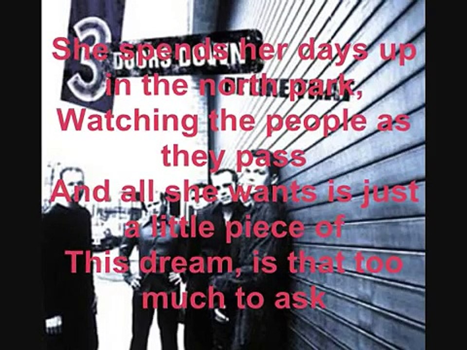 3 doors down be like that (lyrics)