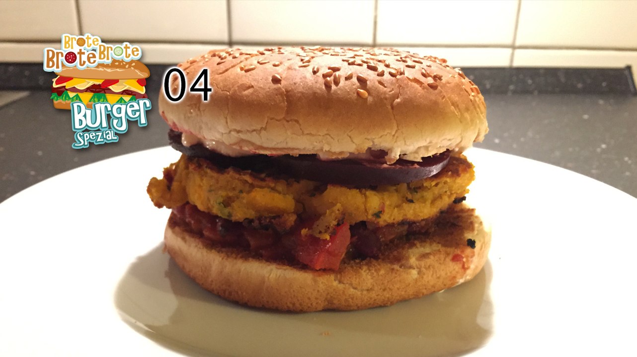 Vegetarischer Kichererbsen-Burger – Burger-Spezial 04
