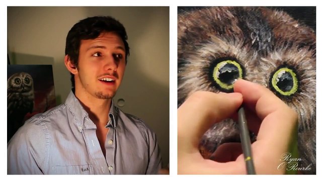 How to paint fur, feathers and animals! A basic speed painting tutorial of an owl.
