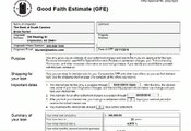 Good Faith Estimate Explained for home mortgage buyers Mortgage