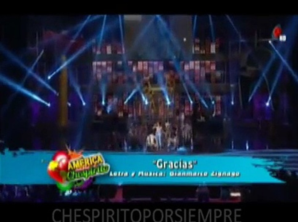 Thalia canta GRACIAS CHESPIRITO (BUENA CALIDAD) :)