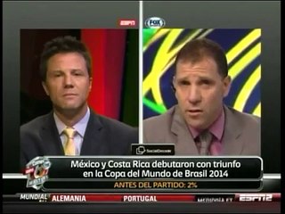 Triunfo de Costa Rica vs Uruguay por ESPN Y FOX SPORT