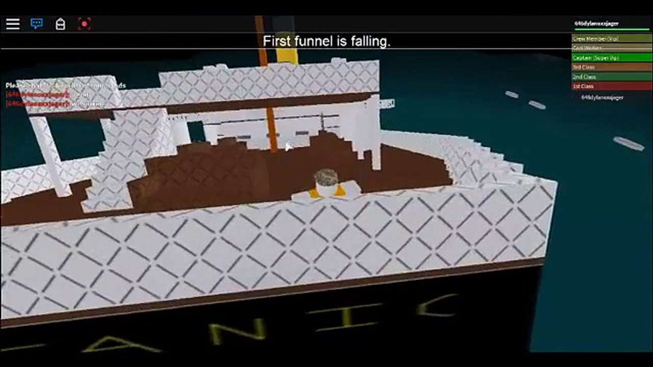 Roblox Titanic Video Dailymotion - titanic iis sinking roblox video dailymotion