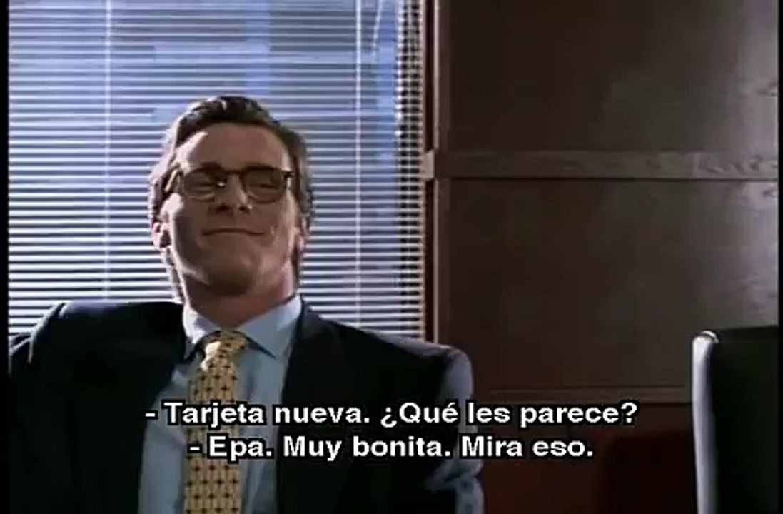 American Psycho Trailer (subtitulado al español)