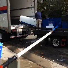 Making it snow in Pasadena. #CSI Xmas...