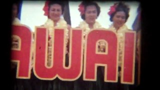 Vintage Hawaii Kodak Hula show on 8mm film - 1962