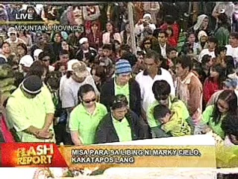 MARKY CIELO's Burial at Mountain Province - Dec. 15, 2008