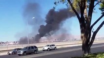 British Airways Plane Catches Fire At Las Vegas Airport; 2 Injured