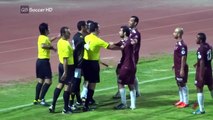 Football VIOLENCE  Referee Knocks Out Player