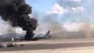 British Airways Plane Catches Fire at Las Vegas Airport