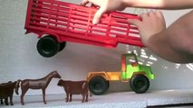 Trucks For Children Learn Farm Animals Names In English | Educational Cartoons For Babies