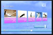 Wii Workouts - NewU Yoga and Pilates Workout - Challenges