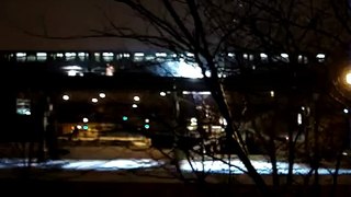 Sparks from Chicago CTA El Train - Ice Storm
