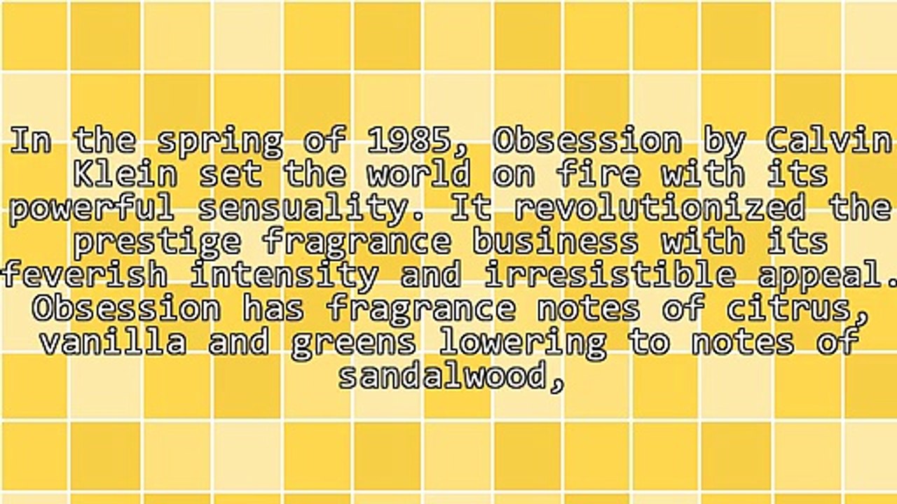 Calvin Klein - From Obsession to Eternity - The Man Behind the Fragrance