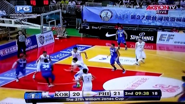 Gilas Pilipinas vs. South Korea 2nd Quarter 37th Jones Cup Agust 31, 2015