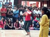 indian college girls dancing in tight jeans pant