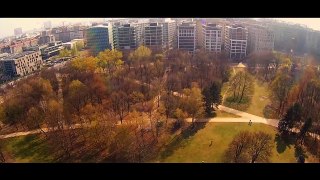 Central Berlin from the air. 350qx quadcopter gimbal and HD svc200 camera