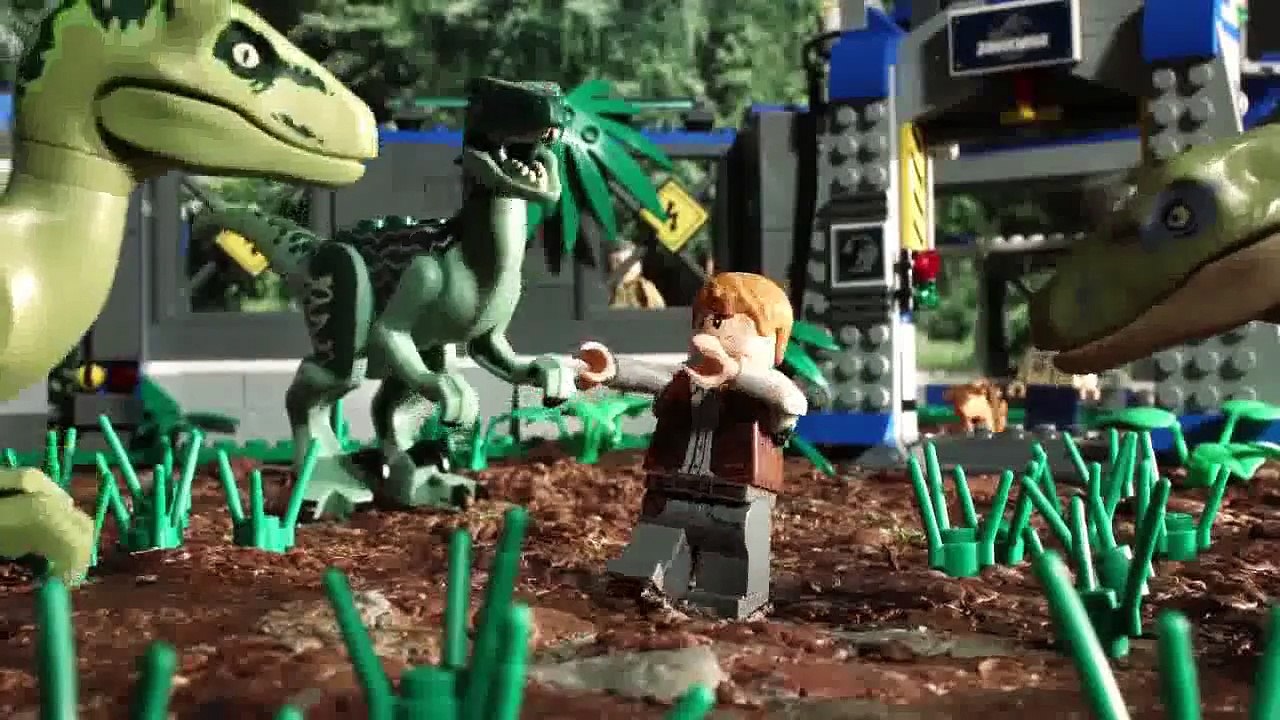 Jurassic World in 90 seconds | LEGO animation | Jurassic World