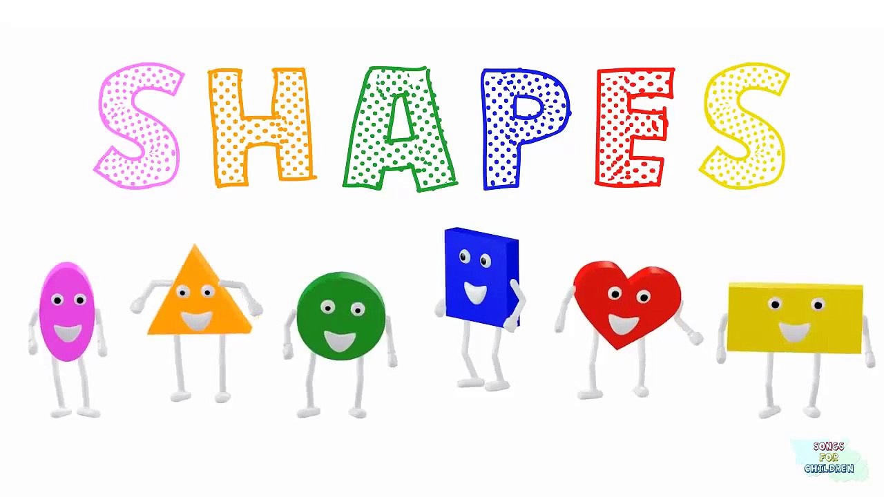 SHAPES for children   learn 3d shapes song for children Songs for Children | song for children