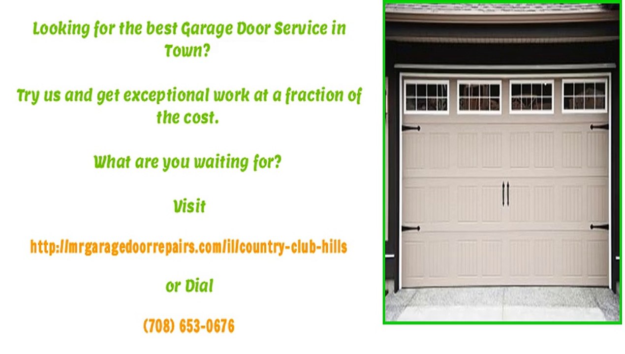 Country Club Hills, IL Garage Door Repair Services