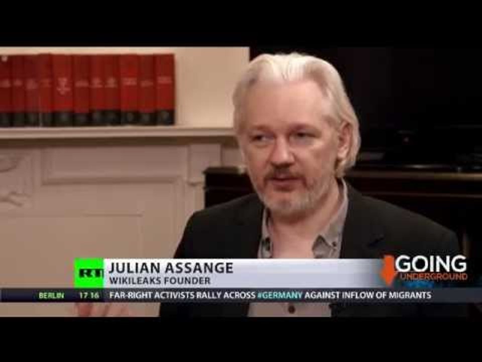 Assange on Wikileaks world impact to RT's Going Underground (PROMO)